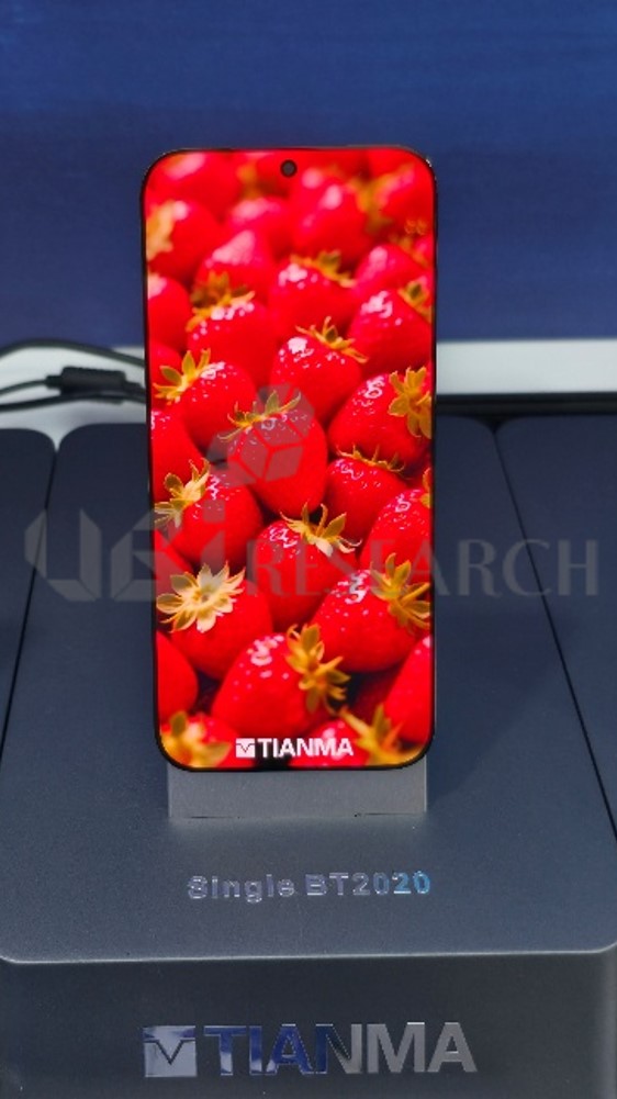 ICDTで公開されたTianmaのPSFベースBT.2020 96%以上超広色域OLED技術データ